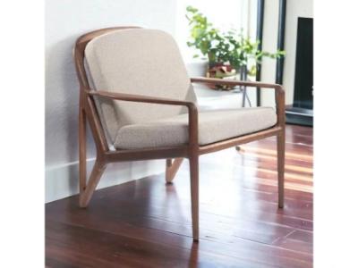 Classic Walnut Wood Chair Perfect Blend of Style and Comfort.