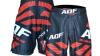 AQF MMA Fight Shorts Mens Black & Red