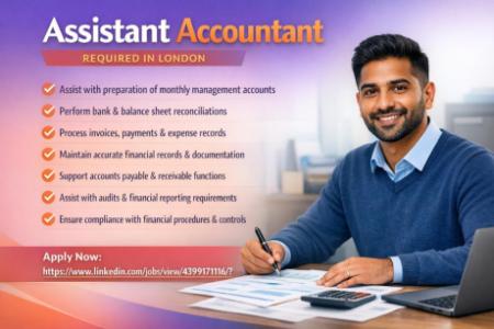 Assistant Accountant Required in London