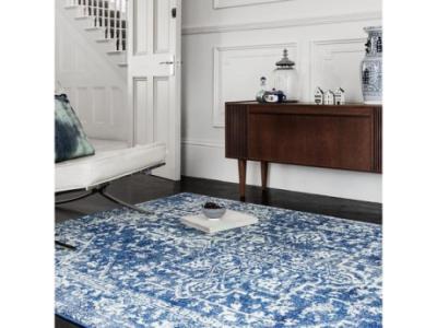 Buy Chic, Affordable Nova NV11 Antique Navy Rug by Asiatic from The Rug Shop UK Online!