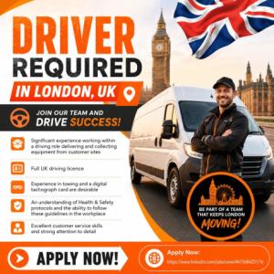 Driver Required in London