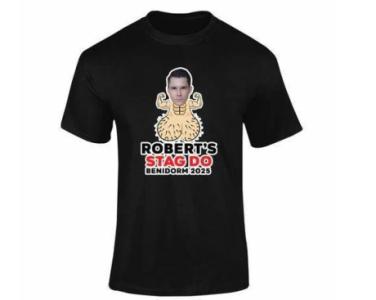 Personalised Balls Stag T-Shirt