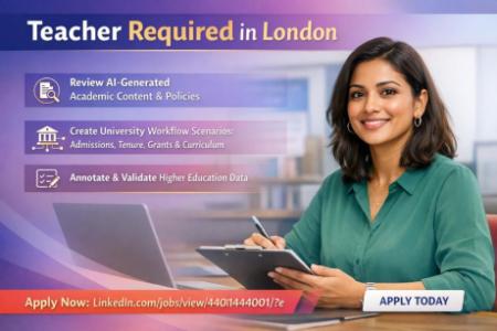 Teacher Required in London