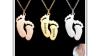 Personalised feet necklace 10% off
