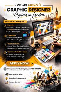 Graphic Designer Required in london