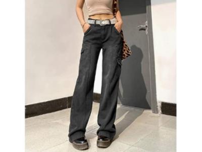 Women High Waist Denim Pants1102
