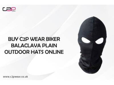 Buy C2P Wear Biker Balaclava Plain Outdoor Hats Online