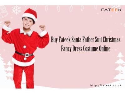 Buy Fateek Santa Father Suit Christmas Fancy Dress Costume Online