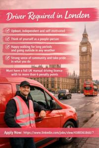 Driver Required in London