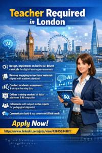 Teacher Required in London