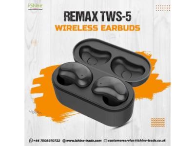 Buy Bulk Remax TWS-5 Wireless Earbuds in UK