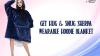 Get HUG & SNUG SHERPA WEARABLE HOODIE BLANKET