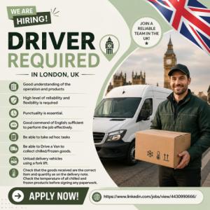 Driver Required in London