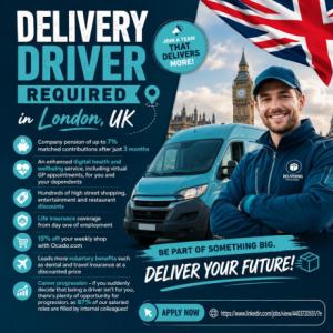 Delivery Driver Required in London