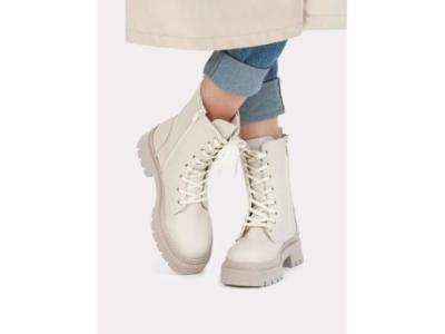 Chunky Lace Up Boots for Women