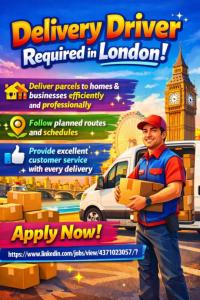 Delivery Driver Required in London