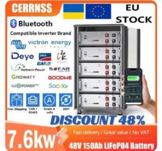 The Future of Sustainable Energy: LiFePO4 48V 100AH/150AH/200AH Battery Pack