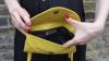 YELLOW CLUTCH BAG NOW AT £39.00 - GENUINE LEATHER - ODILYNCH