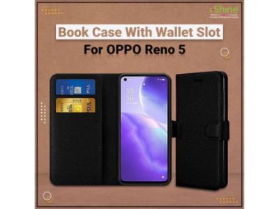 Buy Bulk Book Case With Wallet Slot For Oppo Reno 5 in Ireland