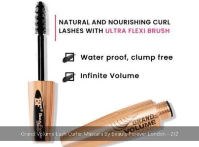 Grand Volume Lash Curler Mascara By Beauty Forever London