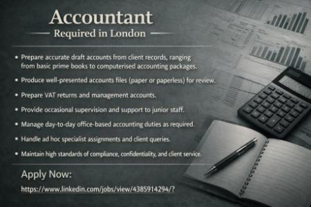 Accountant Required in London
