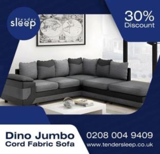Sink Into Style with Jumbo Cord Sofa! shop now 30% off