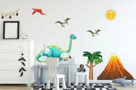 Roar into Adventure with T-Rex Dinosaur Wall Stickers