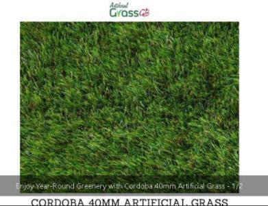 Enjoy Year-Round Greenery with Cordoba 40mm Artificial Grass
