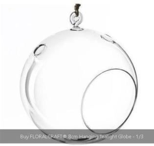 Buy FLORALCRAFT® 8cm Hanging Tealight Globe