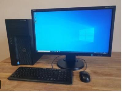 DELL T1700 Workstation - i7 3.60ghz, 16GB Ram, 250gb SSD + 22" Monitor Windows 10 PC Computer