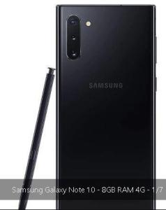 Samsung Galaxy Note GB RAM 4G