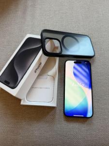 iPhone 15 Pro, Black Titanium, 512GB