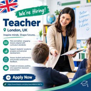 Teacher Required in London