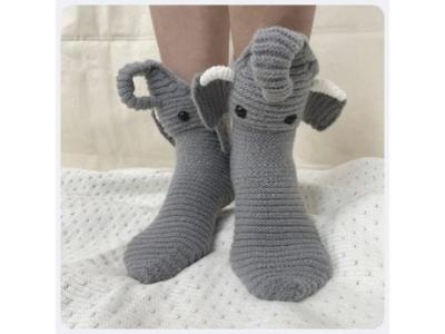 Elephant Socks | Christmas Pre Sale- 3D Knit socks