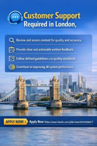 Customer Support Required in London