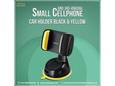 Buy Bulk ANG JHD-49HD66 Small Cellphone Car Holder Black & Yellow in UK