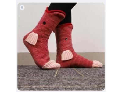Red fish 3D socks - Christmas special sale (uni***)