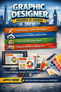 Graphic Designer Required in London