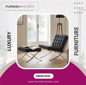 Buy Premium Barcelona Chair Black in UK