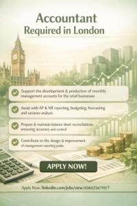 Accountant Required in London