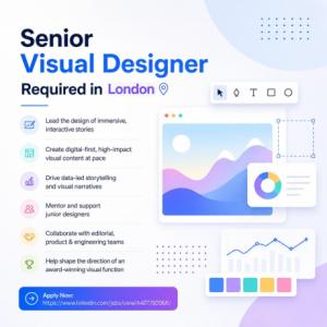 Senior Visual Designer Required in London
