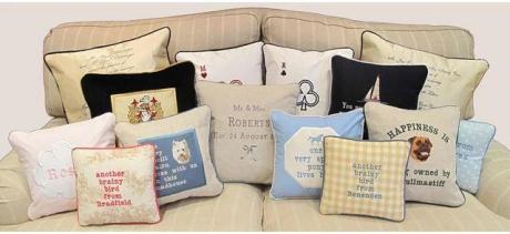 Personalised birthday cushions