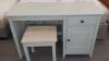 Julian Bowen Soft Grey Desk & Stool Can Deliver