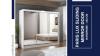 Transform Your Space with the Lux Sliding Mirror Door Wardrobe – 250 cm". shop now 35% off