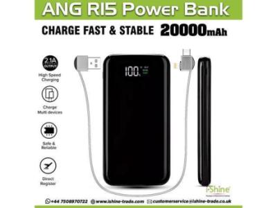 Buy Bulk ANG R15 Portable Power Bank 20000Mah in UK
