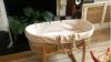 Moses basket on rocking stand