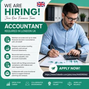 Accountant Required in London