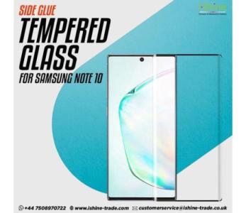 SIDE GLUE TEMPERED GLASS FOR SAMSUNG NOTE 10 IN UK