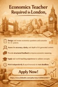 Economics Teacher Required in London