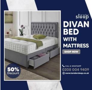 Divan Bed with mattress